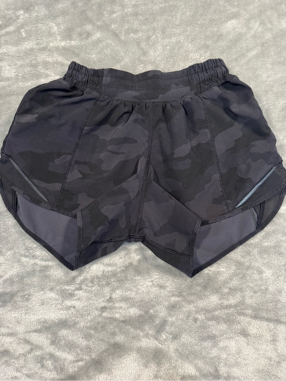 Black Camo Lululemon Athletic Shorts
